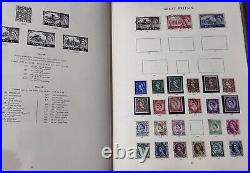 GB WINDSOR ALBUM STAMP COLLECTION PARTLY FILLED 1950s 1970s MINT + USED