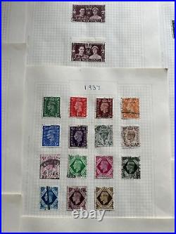 GB stamps QV KGVI High Values To £1 Mint & Used Imperfs Over Prints Hinged