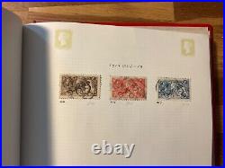 GB stamps QV QE mint and used extensive collection 4 SG tower albums