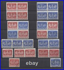 GERMANY 1947-1949 ACCUMULATION ON STOCK PAGES MINT USED better includes nos. 634