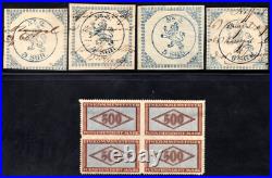 GERMANY & STATES REVENUES 1860-1920s COLLECTION OF 125+ STAMPS MINT & USED