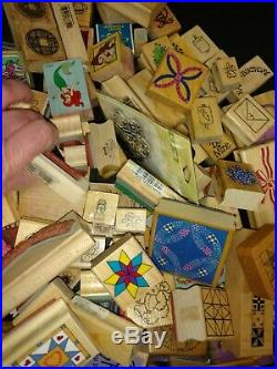 GIANT lot of over 18 pounds of stamps, must see, don't miss it, wood, rubber stamp