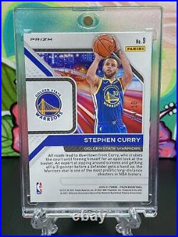 GOLD 2020-21 Panini Prizm Stephen Curry Downtown Carr No. 9 4/10! #d /10