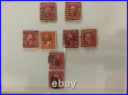 George Washington Stamp Lot Red Rare Vintage Collectible