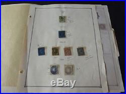 German States Mint/Used Stamp Collection on Scott Int Album Pages