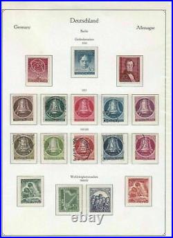 Germany Berlin 1950 -51 Mounted Mint And Used Stamps Cat £869 Ref R4164
