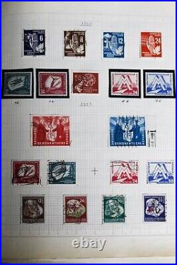 Germany DDR Mint and Used Stamp Collection in Shaubek Album