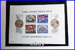 Germany DDR Mint and Used Stamp Collection in Shaubek Album