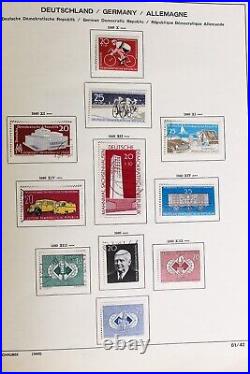 Germany DDR Mint and Used Stamp Collection in Shaubek Album