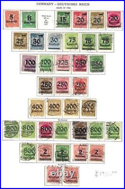 Germany / Deutsches Reich Lot # b0170 CV $ 1911.00