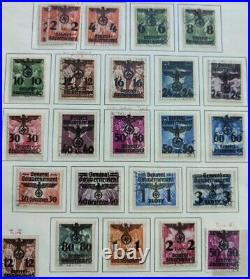Germany Poland Overprint Eagle Lot Of 24 Stamps