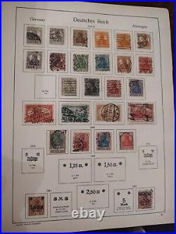 Germany Premium Stamp Collection 1850s Forward. Vintage And Quality Scott Album