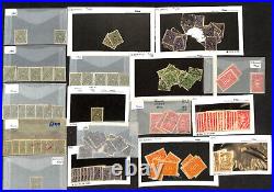 Germany Stamp Collection, Huge Lot of 102 Cards & Glassines, 3 Boxes, Weight 7pd