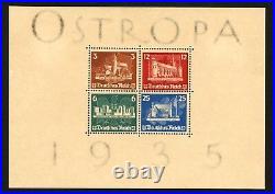 Germany Stamp Scott #B68 Ostropa Souvenir Sheet, MINT, Lightly Hinged og