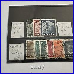Germany Stamps Lot #351-361, #449-451, 459-462