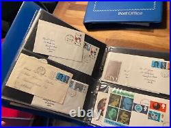Glory Box WORLD & Gb 9 albums inc presentation packs airmail FDC 10kg box