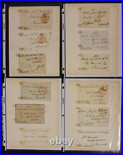 Great Britain Pre Adhesive Stamp Letters & Letter Fronts, Lot of 120