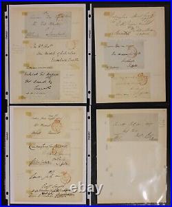 Great Britain Pre Adhesive Stamp Letters & Letter Fronts, Lot of 120