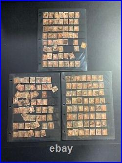 Great Britain Scott Catalog #3. LOT of 167 Stamps with Different Check Letters