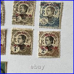 Great Lot Of Mint/used French Colony Indochina Stamps With Various Overprints