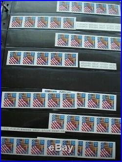 HUGE COLLECTION of U. S. Mint NH & Used Coil Stamps Strips Singles 9,000 Stamps