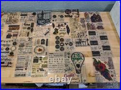 HUGE Lot of 600+ Clear Stamps Hero Art, Technique Tuesday, Stampers Anonymous