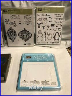 HUGE Stampin Up LOT Brand New never used Stamps New and Used Punches & Dies