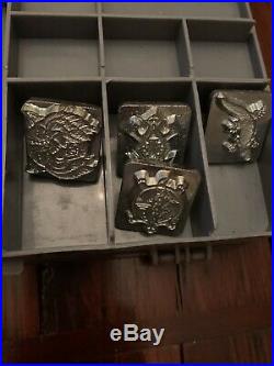 HUGE Vtg Craftool Leather Stamps Lot 370+ USA Saddlemaker Tool Leathercraft Rare