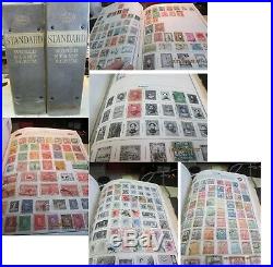 Harris Standard 2 Volume Stamp Album 11,000+ Stamps 1800's -1971 Mint Used