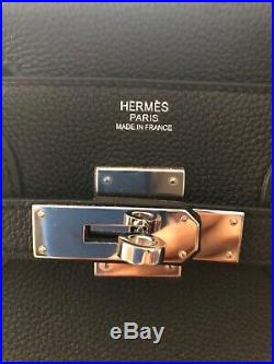 Hermes Birkin 30 Black With Palladium Hardware Pristine Mint Stamp X