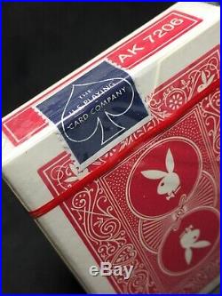 High Grade Gem Mint vTg Playboy Sealed Playing Cards Deck with Perforated Stamp