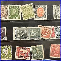 High Value Iceland Mint An Used Stamps Stuffed In A Stock Page Short Sets & More