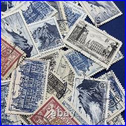 Huge Investor Lot Of France Stamps Including 1fr