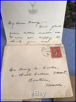 Huge Lot Anique Correspondence Letters Stamps Ephemera Pullman Family 1895-40's