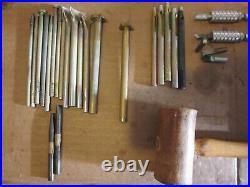Huge Lot Leather Working Stamps, Dies, Cutters (48) Craftools & Others & Acc's