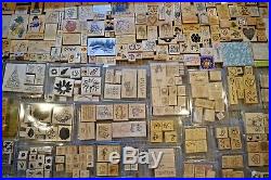 Huge Lot Of 700+ Mixed Rubber Stamps Stamp Stampin' Stampin Up Sets Scrapbook