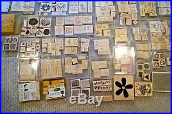 Huge Lot Of 700+ Mixed Rubber Stamps Stamp Stampin' Stampin Up Sets Scrapbook