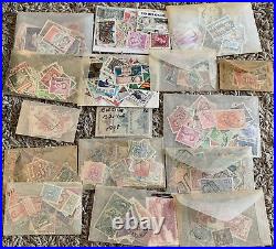 Huge Lot Of Belgium Stamps In Glassines. Mint, Used, Trains, Fiscal And More