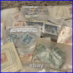 Huge Lot Of U. S. Stamps In Glassines, Great Collection For Investor