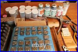 Huge Lot Vintage Leather Tools-craftool, Punches, Sets, Supplies, Stamps, Extras