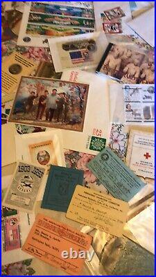 Huge Lot of postage stamps foreign USA ETC lots never used free ship