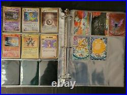 Huge Pokemon Vintage Collection Binder Lot WOTC 1st Edition Charizard TCG