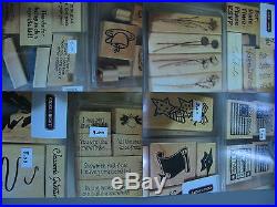 Huge Rubber Stamp Lot and Accessories
