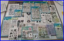 Huge Stamp lot of 27- Lawn Fawn, SSS, Kelly Purkey, Avery Elle, Studio Calico