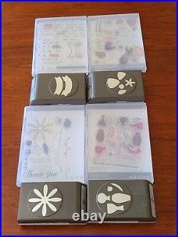 Huge Stampin' Up Stamp, Die & Punch Lot Sold As Group (over $1200 retail value!)