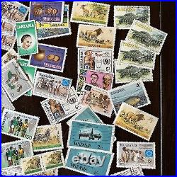 Huge Tanzania Investor Lot Of Stamps Mint, Used, Blocks, Pairs