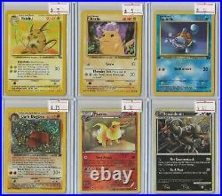Huge VTG POKEMON LOT. 600+ CARDS/Toys/Movies/Stamps. Rare Uncommon Promo Holo
