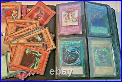 Huge Vintage Pokemon & YuGiOh Binder Collection Lot Rare Holo 1st Ed. 500+ Cards