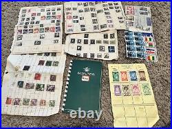 Huge Ww Stamp Lot Box, Off Paper, On Paper, Pages, Prophila Collections & More