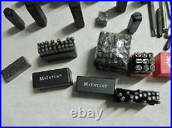 Huge lot of Letter & symbol stamps punches tools woodworking Leather metal